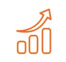 growth chart 2 icon
