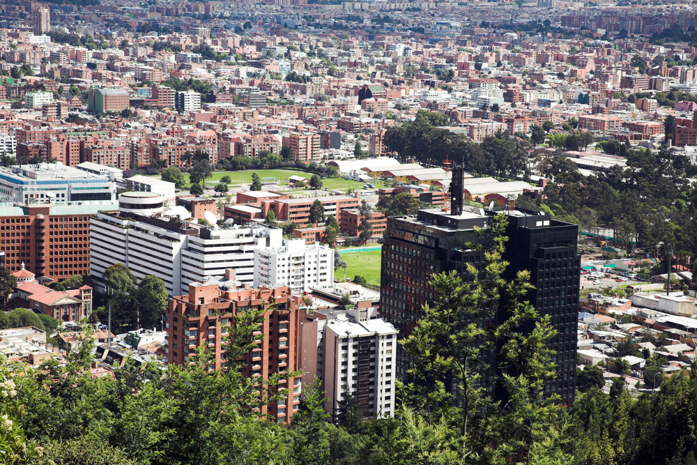 Skyline of North Bogota